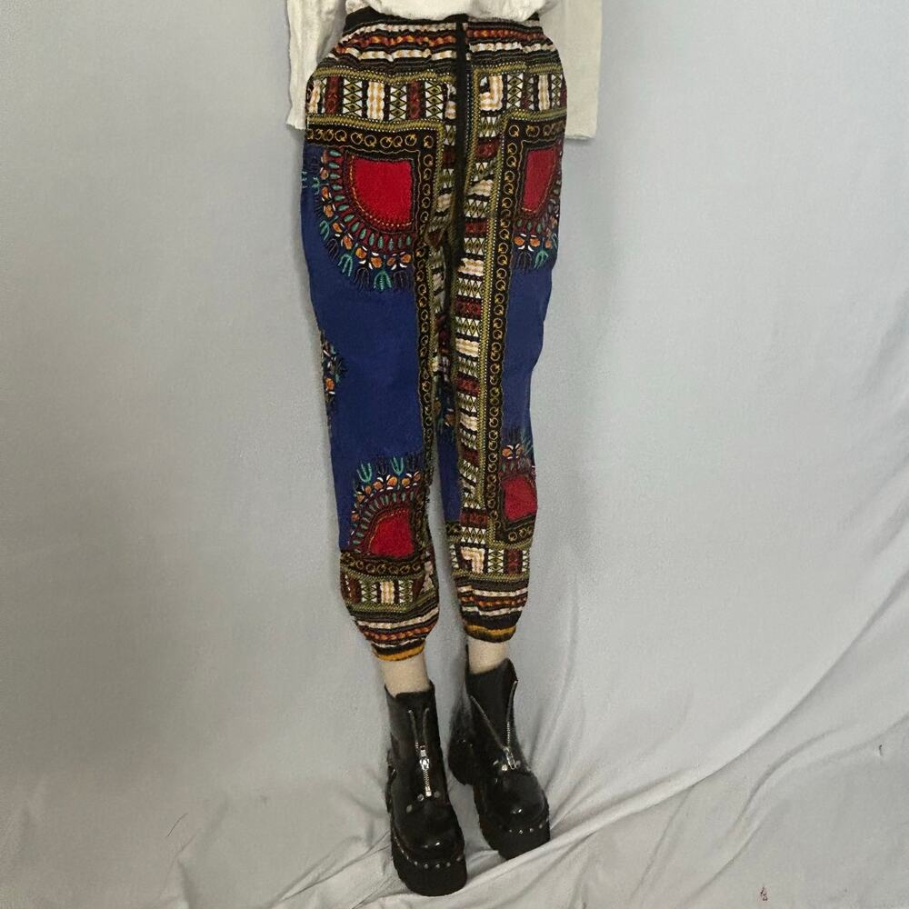 Boho Dashiki Print 100% Cotton Harem Pants Festival Hippie Joggers